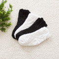 meias plain color white baby crew socks black baby girls socks cotton